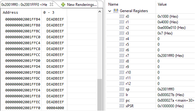 Before SysTick Interrupt
