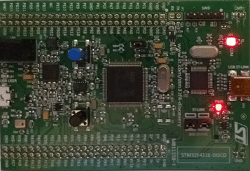 STM32F411 LEDs Blinking
